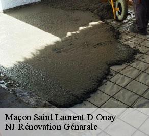 Maçon  saint-laurent-d-onay-26350 NJ Rénovation Génarale